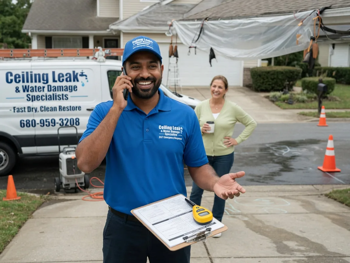 Ceiling Leak Cleanup Coats, NC FAQs